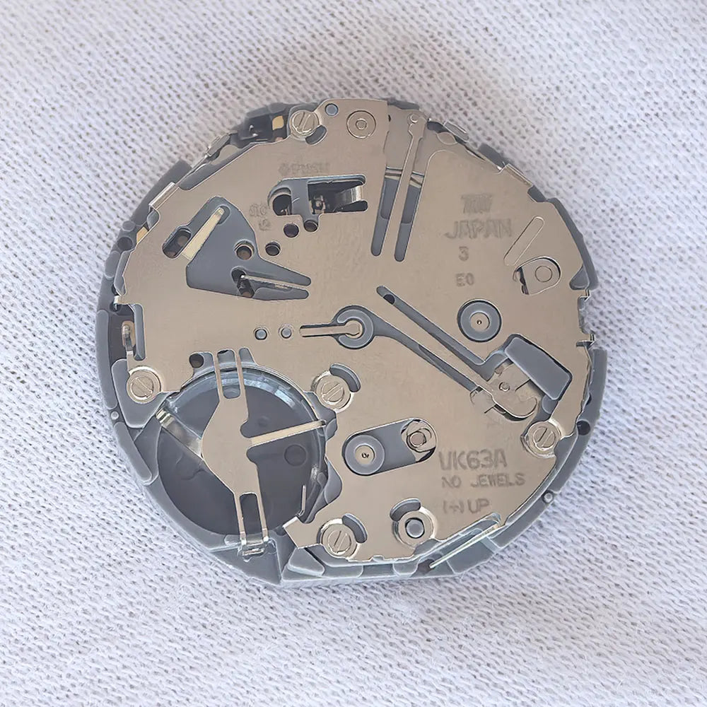 Japan Seiko VK63 VK63A High Accuracy Quartz Movement Chronograph Three Hands With Date Small Chronograph 24Hour Multifunctional